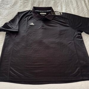 BNWT Adidas Climalite Men's Charcoal Polo Shirt